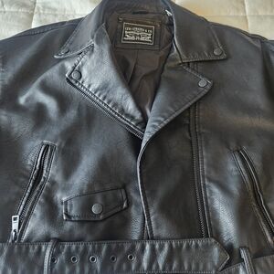 Levi's Black Leather Jacket